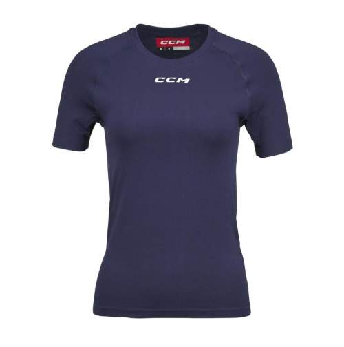CCM Kompresní tričko SS Training Tee Navy Senior M