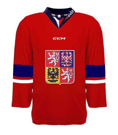 CCM Hokejový dres Czech Republic EHT Red Junior 130 cm