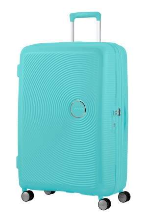 American Tourister Soundbox Spinner 77 EXP Poolside Blue