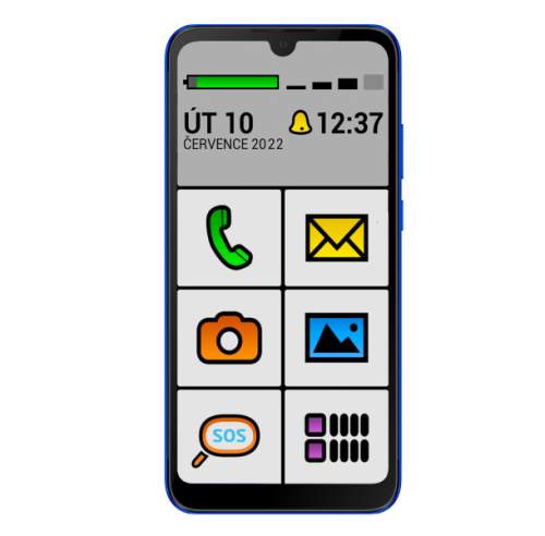 Aligator smartphone S6100 Senior Blue