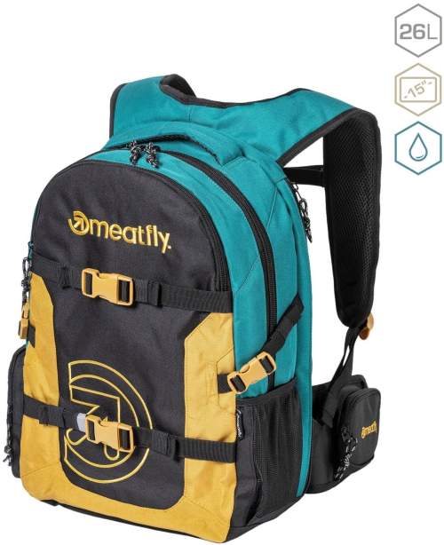Meatfly batoh Ramble Dark Jade/Camel 26 L