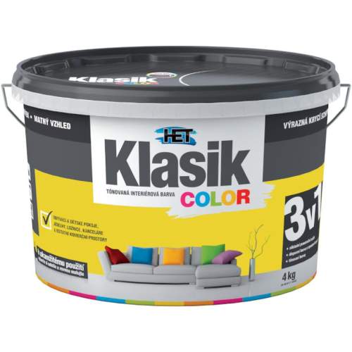 Het Klasik Color 0618 žlutý citronový 4kg