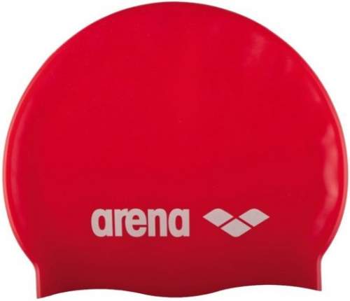 ARENA Plavecká čepice Classic Silicone Cap červená