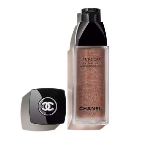 Chanel Les Beiges Water-Fresh Blush tekutá tvářenka s pumpičkou odstín Light Pink 15 ml