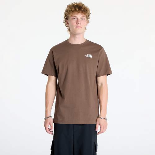 The North Face M S/S Box Nse Tee Smokey Brown/Tnf Black M