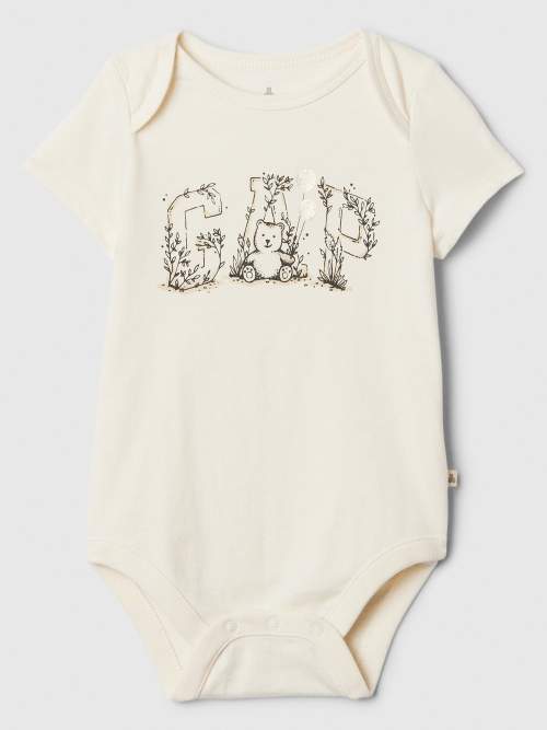 GAP Baby body s logem Holky