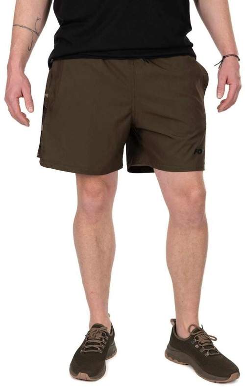 FOX Koupací kraťasy LW Swim Shorts Khaki/Camo 3XL