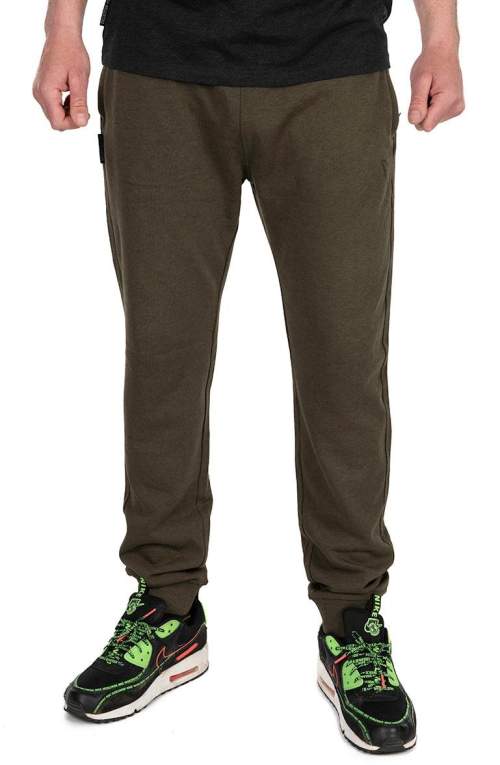 Fox Rybářské Tepláky Collection LW Jogger Green & Black - L