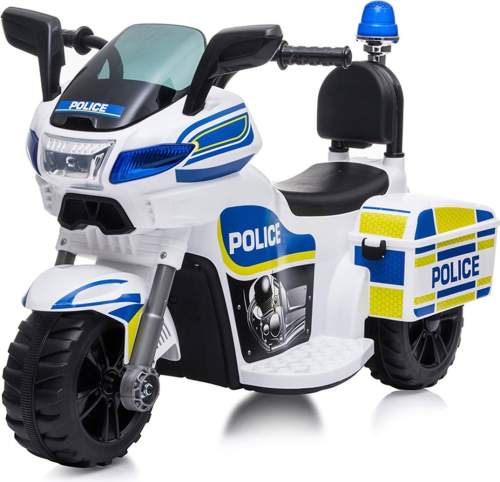 CHIPOLINO Elektrická motorka Police White