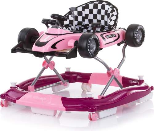 CHIPOLINO Chodítko interaktivní Car Racer 4v1 Pink