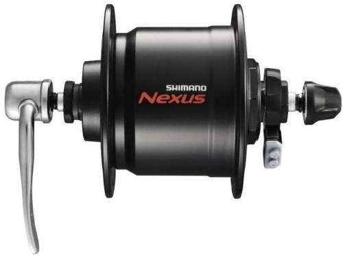 SHIMANO přední náboj s dynamem DHC3000 36 černá