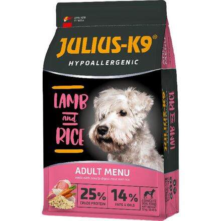 K-9 JULIUS HighPremium ADULT Hypoallergenic LAMB&Rice 12+2kg