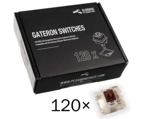 Glorious Gateron Brown Switches 120 Ks GAT-BROWN