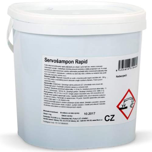 Velvana Rapid Servošampon autošampon pro strojní i ruční mytí, 5 kg