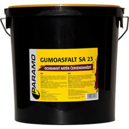 Paramo Gumoasfalt SA 23 asfaltový nátěr na opravu střech červenohnědý 5 kg