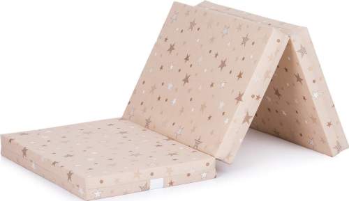 CHIPOLINO Skládací matrace 120x60 cm Humus beige stars 156646