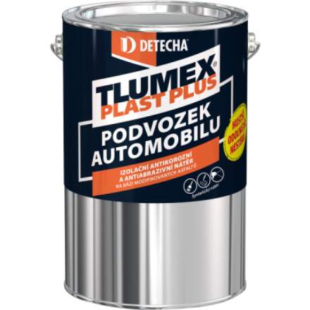 Detecha Tlumex Plast Plus antikorozní barva na auto a podvozek černá 4 kg