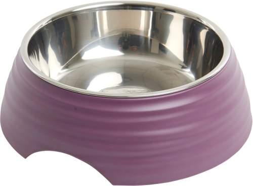 KRUUSE Miska melamin Frosted Ripple Bowl 700ml fialová BUSTER