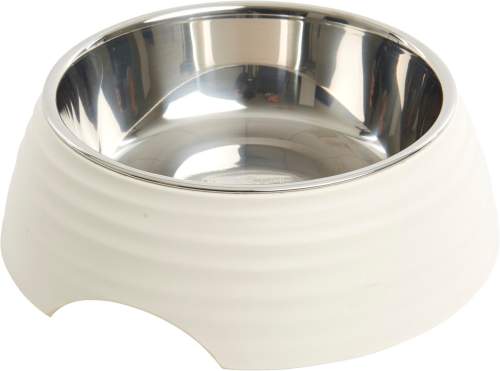 KRUUSE Miska melamin Frosted Ripple Bowl 700ml bílá BUSTER