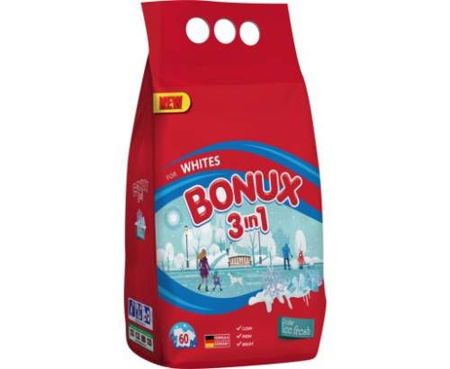 Bonux White Polar Ice Fresh prací prášek, 60 praní, 4,5 kg