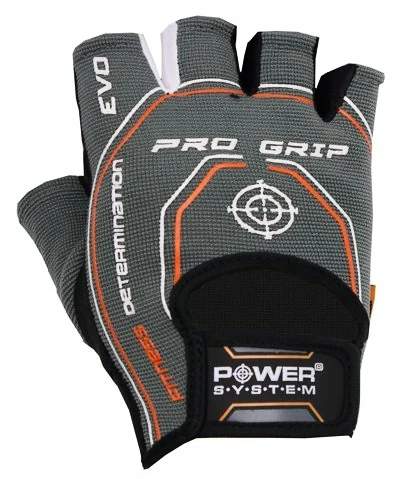 Power System Fitness Rukavice Pro Grip Evo Šedé M