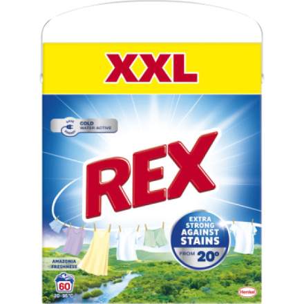 Henkel Rex Amazonia Freshness prací prášek, 3,3 kg, 60 dávek