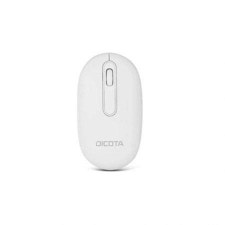 Dicota DESKTOP/Kancelářská/Optická/1 600 DPI/USB+BT/Bílá, D32045