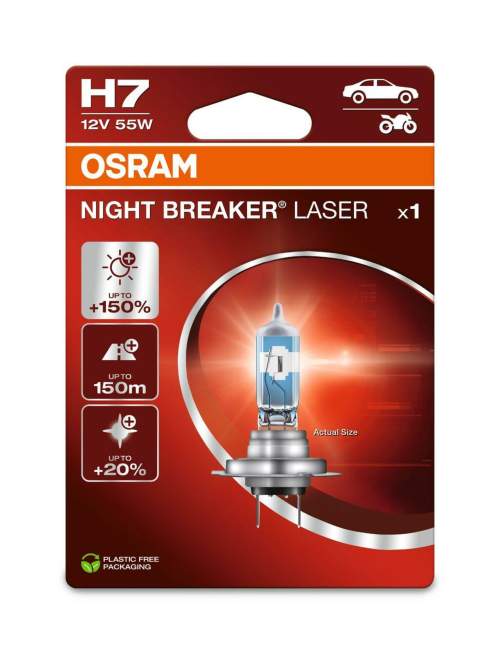 Žárovka, dálkový světlomet ams-OSRAM 64210NL-1BL
