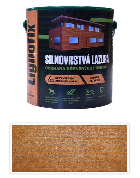 LIGNOFIX silnovrstvá lazura 2.5 l Zlatý dub