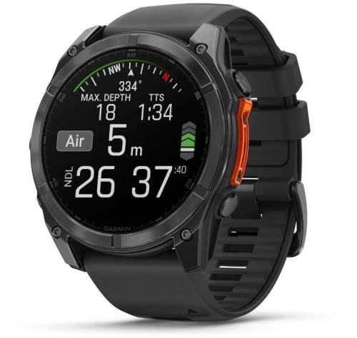 Garmin Fenix 8 51mm AMOLED Slate Gray Steel/Black Band