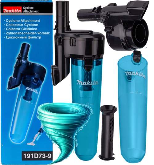 MAKITA 191D73-9 cyklonový před filtr pro aku vysavače se zámkem