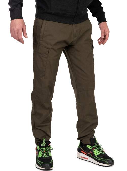 Fox rybářské kalhoty Collection LW Cargo Trousers Green & Black - XL