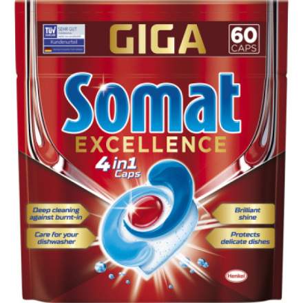 Henkel Somat tablety do myčky Excellence 4v1 60 ks