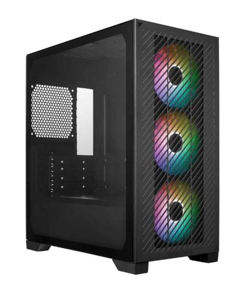 Cooler Master case Elite 301, mini-ITX, 3x 120mm ARGB Fan, bez zdroje, černá, E301-KGNN-S00