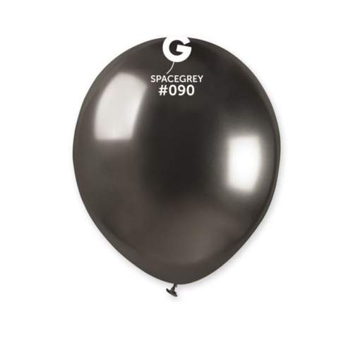 GRABO Balonky 13 cm - chromové vesmírná šedá - 100 ks