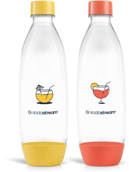 SODASTREAM LahevFUSE2x1lOrange/Yellow do myčky SODA