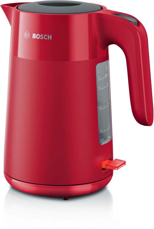 Bosch TWK2M164 elektrická konvice 1,7 l 2400 W Černá, Šedá, Červená