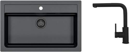 Alveus SET ALVEUS ATROX 40 / 91 BLACK ADDITION + BATERIE Zeos-P black addition SETA23217