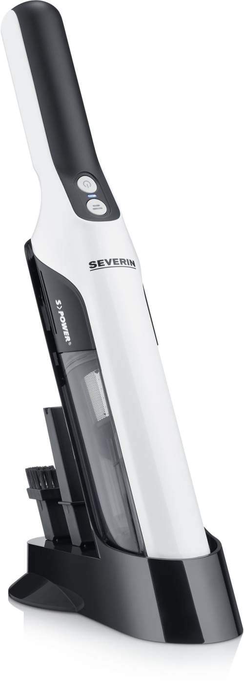 Aku vysavač Severin, HV 7140, ruční, nabíjecí základna, kapacita 0,2 L, 78 dB,Li-Ion aku baterie 10,8 V/2000 mAh