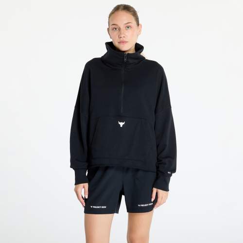 Under Armour Project Rock Half Zip Pullover Black M