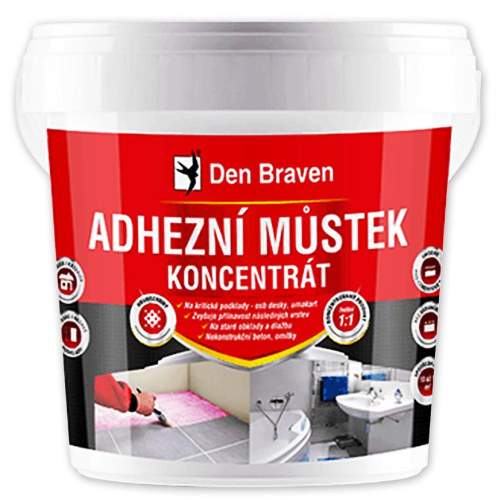 Den Braven Adhezní můstek koncentrát Adhezní můstek koncentrát, kbelík 2,5 kg, růžový