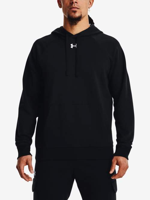 Under Armour Men‘s sweatshirt UA Rival Fleece Hoodie Black  L