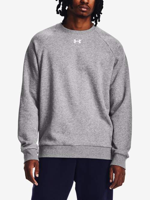 Under Armour Men‘s sweatshirt UA Rival Fleece Crew Grey  XXL