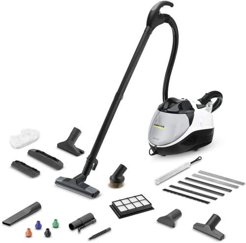 Karcher SV 7 parní vysavač, 2200 W, HEPA filtr a vodní filtr, regulace množství páry, systém dvou nádrží 1.439-490.0