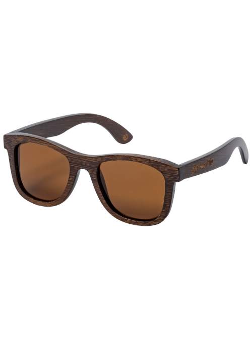 Meatfly Polarizační brýle Bamboo Dark Coffee