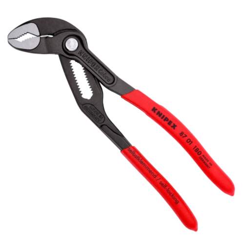 Nastavovací kleště na trubky Cobra 180 mm žabka klíč Knipex 87 01 180