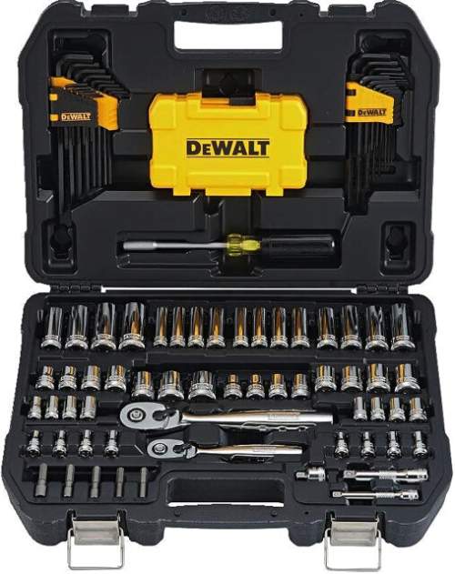 DeWALT 108dílná sada s ráčnou 1/4 a 3/8 DWMT73801-1