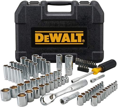 DeWALT 84dílná sada s ráčnou 1/4 a 3/8 DWMT81531-1