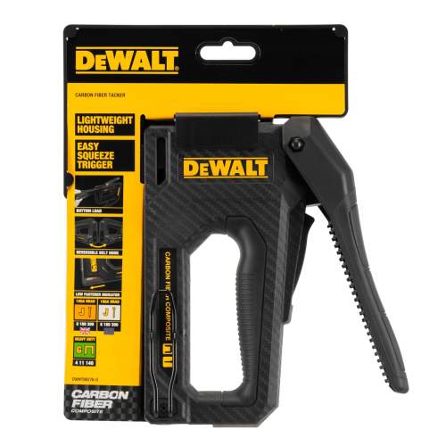 DeWALT Univerzální sponkovačka z uhlíkových vláken 2 v 1 na sponky 6, 8, 10, 12, 14 mm a hřebíky DWHT80276-0