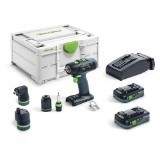 Festool 576989 vrtací šroubovák-aku šroubovák T 18+3 Hpc 4,0 I-Set